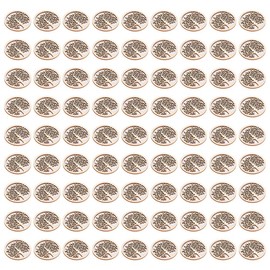 AXOC Tree of Life Craft, Wooden Tree of Life, Smooth Surface for Women, DIY Necklace, Weddings, Christmas