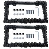 UpAuto 2PCS Car License Plate Frame American Standard License Plate