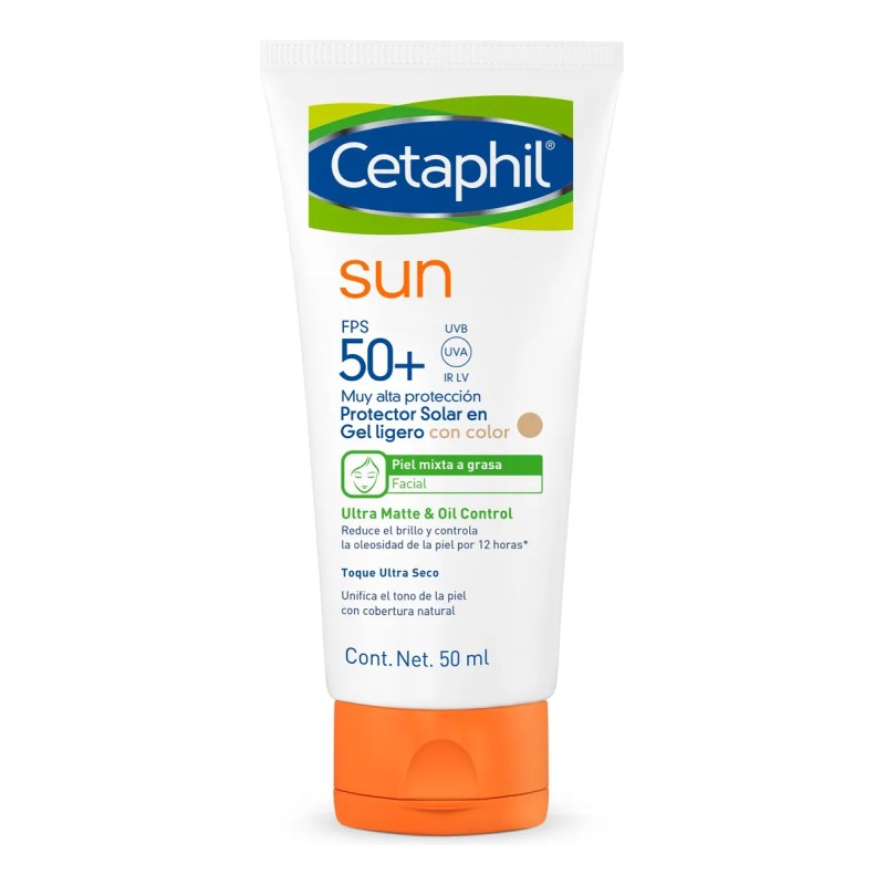 Protector Solar Cetaphil Sun 50fps Gel 50ml Oil Control