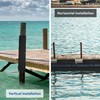 59" Dock Bumpers,PVC Dock Fenders with Stainless Steel Screws,Boat Dock
