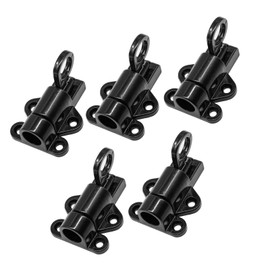 Pestillos de Cierre Automático de 5 Piezas, Pernos de Puerta de Aleación de Aluminio con Cerradura Deslizante de Barril Automático con Anillos de Resorte