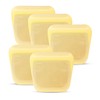 purifyou Set of 5 Reusable Silicone Storage Snack Bags 6oz