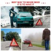 Unbranded 3X Car Emergency Warning Triangle Reflective Safety Roadside Kit