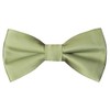 TIES R US Pre Tied Sage Green Boys Bow Tie
