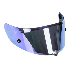 Guajiro - Visor Helmet Compatible with HJC HJ-26 | RPHA11 - HJC RPHA70 - (Carbon) | Motorcycle Helmet Visor with Pinlock Antivaho Bracket and Tear-Off System | PC High Quality (Blue)