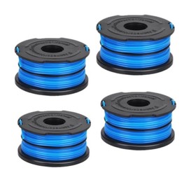 Txdzking 4 PCS Trimmer Spool Line Compatible with Black and Decker A6441 GL650SB/GL652/GL655/GL650SBK/GL650SZ/GL660P/GL680/GL680B,1.65mm Nylon Dual line Auto Feed Replacement Spool Wire