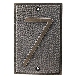 Frank Lloyd Wright Exhibition House Address Number 7 Plate