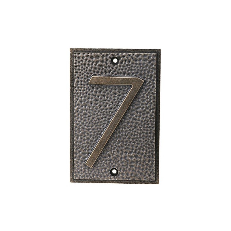 Frank Lloyd Wright Exhibition House Address Number 7 Plate