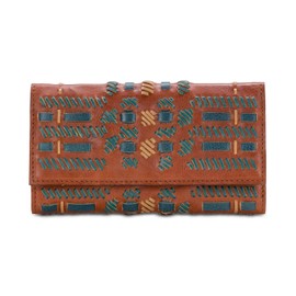 Patricia Nash Woven Plaid Terresa Wallet Toast