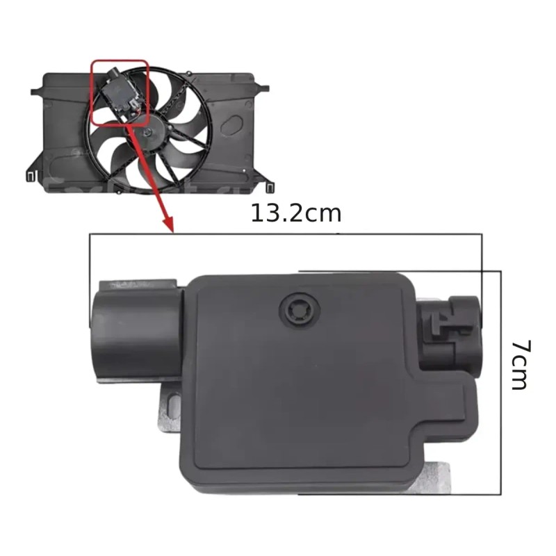 Modulo Moto Ventilador Refrigeracion Ford Edge 3.5 2007-2015