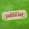 Red Ocean Garden Bar Sign For Home Bar Welcome Sign