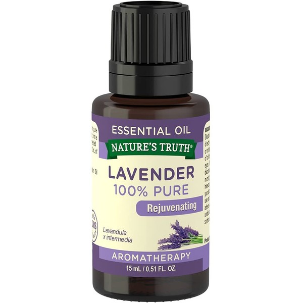 Nature's Truth Aromatherapy Pure Essential Oil, Lavender, 0.51 Fluid Ounce
