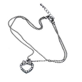 Western Fashion Rhinestone Heart Anklet (Hollow Heart)