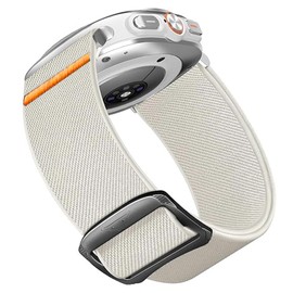 T70 Smartwatch Bands,Lamshaw 22mm Soft Stretchy Nylon Replacement Sport Bands Compatible with Csasan T70, for Kuizil T70, for Soudorv T70 Smartwatch-1.91" (Beige)