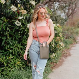 BOSTANTEN Small Crossbody Bags for Women Cell Phone Purse Designer Handbags Top Handle Mini Tote with Shoulder Strap