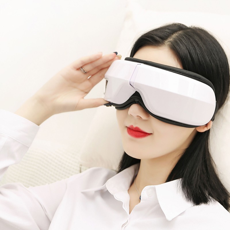 Eye Massager Rechargeable 38‑48℃ with Heat Bluetooth Music Eye Care