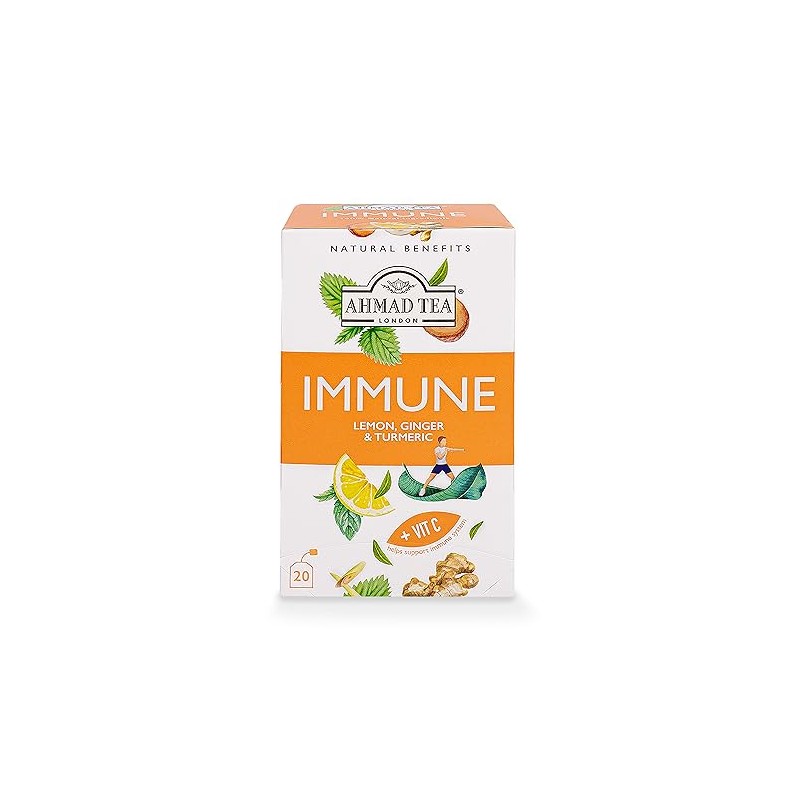 Ahmad Tea Lemon, Ginger & Turmeric "Immune" Infusion - 20