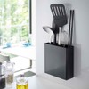 Yamazaki 5147 Magnetic Kitchen Tool Stand, Black, Approx. W 5.3