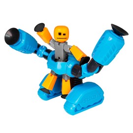 Zing Stikbot Megabots - Stikbot Poseable Collectible Stop Motion Action Figures and Mega Vehicles (Avalanche (Blue))