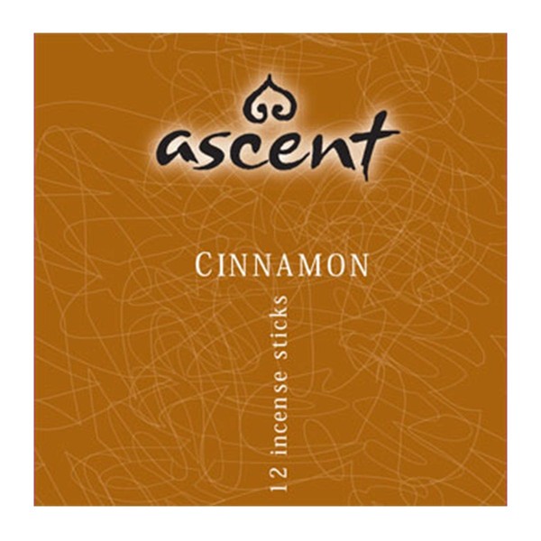 Ascent Incense Sticks Cinnamon 12 Packs