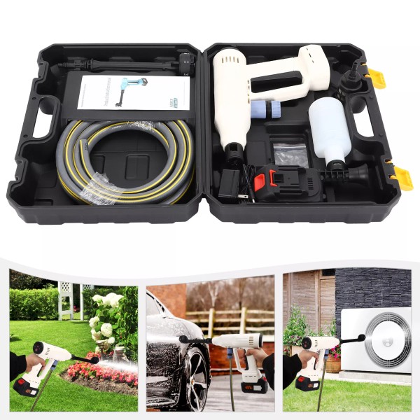 Cordless Pressure Washer for Car Garden Handheld Pressure Washer Battery