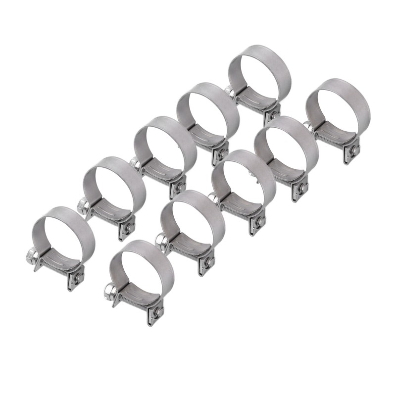 20PCS Hose Clamp Mini Stainless Steel Screw Hose Clip for