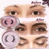 4 Paar magnetische Wimpern – wiederverwendbar, kleberfrei, natürlich aussehende 3D-Wimpern