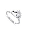 Cute Sunshine Cloud Weather Ring New .925 Sterling Silver Band