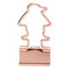 100Pcs Binder Clips Hollow Penguin Shape Sturdy Metal Small Binder