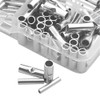 WMYCONGCONG 200 PCS Non-Insulated Butt Connectors Assortment Kit Uninsulated Wire