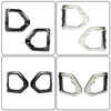 WFLNHB 2Pcs Front Bumper Fog Light Outer Bezel Replacement for