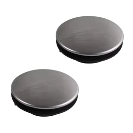 Kisangel 2 Piezas Tapa Del Agujero Del Fregadero 31-40Mm Tapa Del Orificio Del Grifo de La Cocina Cubierta Del Orificio Del Fregadero de Acero Inoxidable Cubierta Del Agujero Del