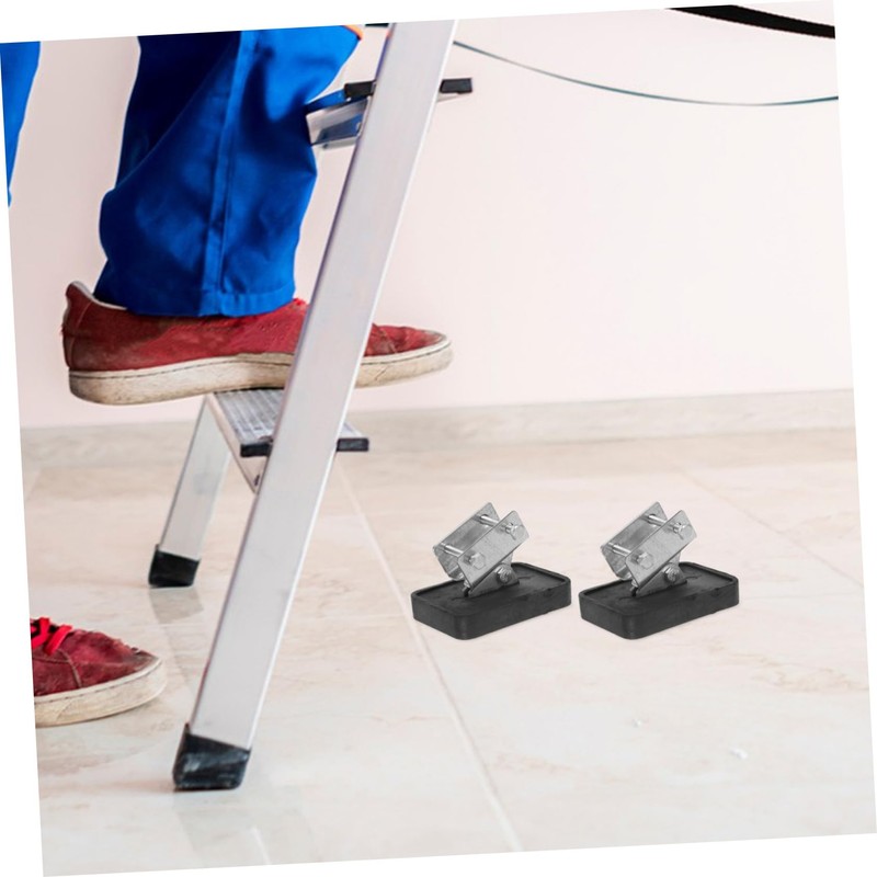 ORFOFE 2pcs Ladder Foot Pads Non- Rubber Cover for Ladder