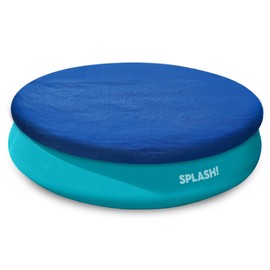 Splash! AquaRing Pool Cover - 8ft & 10ft | Durable and Efficient Protection for Your Pool | Keep Water Clean and Clear From Dust Debries - UV Light Protection (10ft)