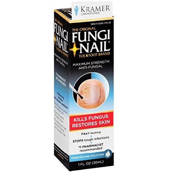 Fungi-Nail Toe & Foot Anti-Fungal Solution, 1 oz - Pack of 2