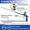 25inch Detachable Spray Foam Gun,Professional Expanding Foam Gun,Dispensing Foam Gun