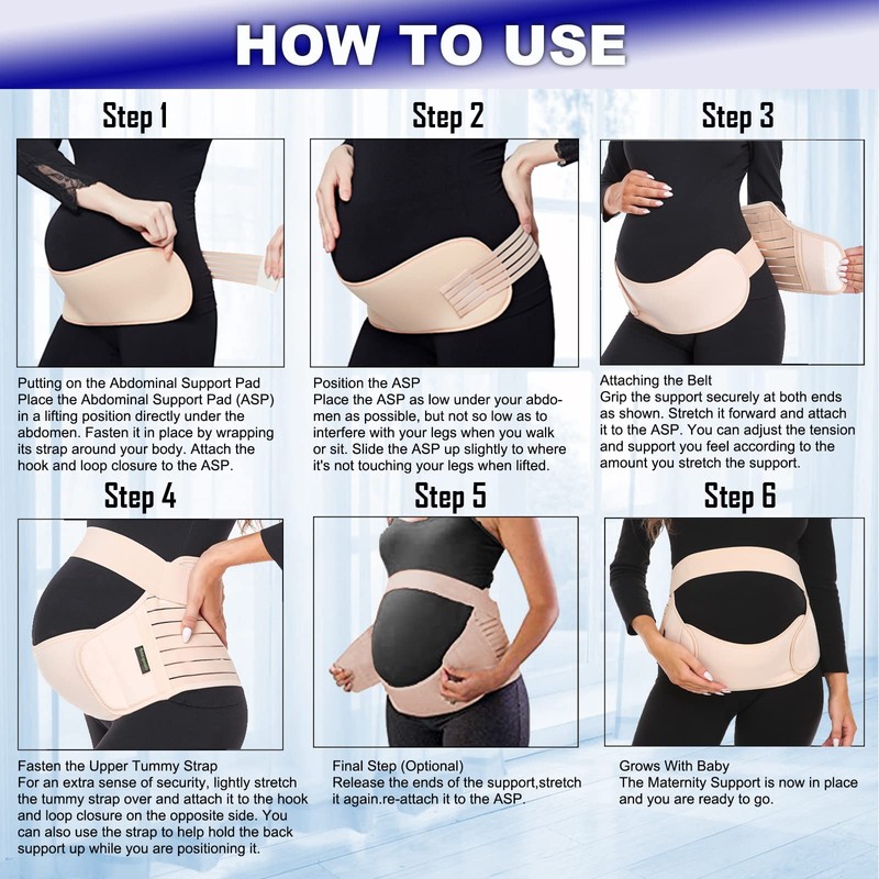 ChongErfei Maternity Belt, Pregnancy 3 in 1 Support Belt for