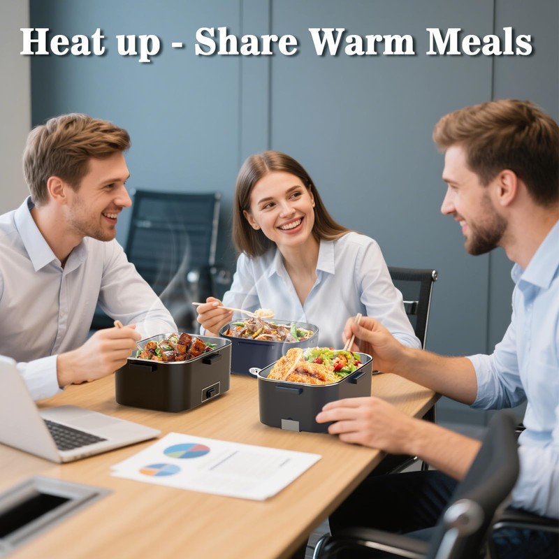 Electric Lunch Box for Adults - 2 Pack 1.8L Container