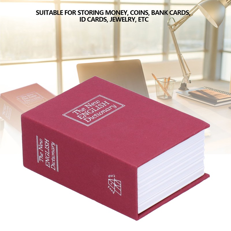 Diversion Book Safe Imitation Books Realistic Stainless Steel Liner Portable