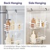 SWTYMIKI Shower Caddy Hanging Organizer - Over the Door Shower