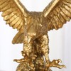 H&W Golden Eagle Statue, Flying Wild Bird Eagle Decorative Bronze