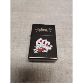 SAILOR JERRY RUM LIGHTER Tattoo Designs Poker Cards LUCKY Limited Edition 2006