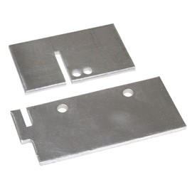 10 x Conservatory Roof End Plate Aluminium Stop Slipped Polycarbonate & Glass Panels