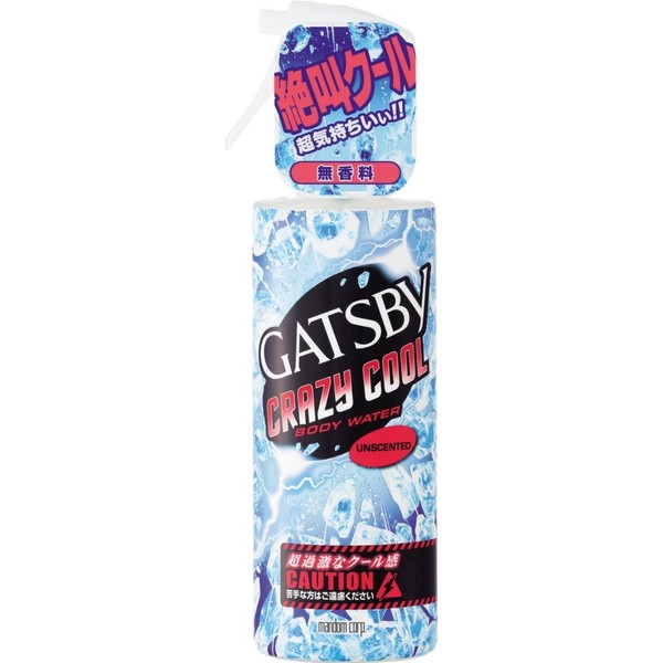 Gatsby Crazy Cool Body Water, Unscented, 6.1 fl oz (170 ml)