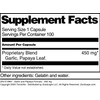 Garlic and Papaya Formula - 450 mg (100 Capsules, ZIN: