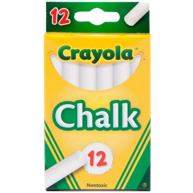 Crayola White Chalk 12 Ea (Pack Of 3)