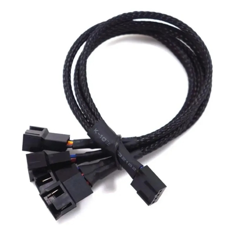 Fan Splitter Cable Divisor Ventilador Pc 4 Pins Pwm 1