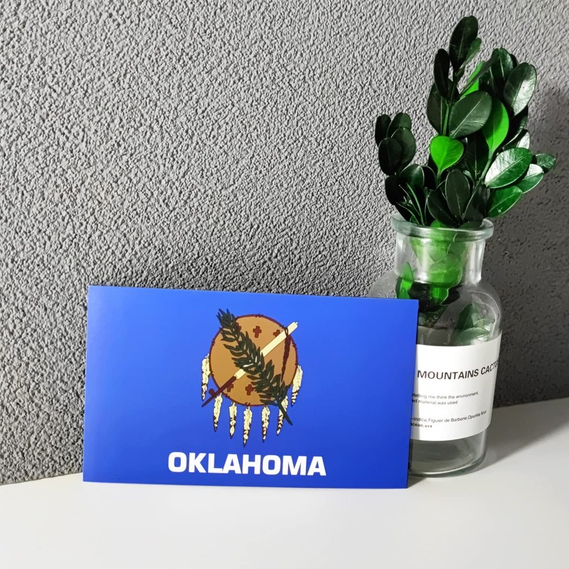 JBCD Oklahoma Flag Magnet Decal - for Car SUV Truck,