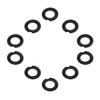 10 Sets of 3/8" Impact Wrench Retainer Rings with O-Ring,