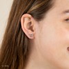 Heather Needham Sterling Silver Butterfly Stud Earrings for Women or